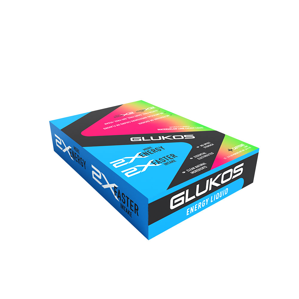 Glukos Watermelon-Lime Energy Gel Packs - Sealed 12 Pack Box